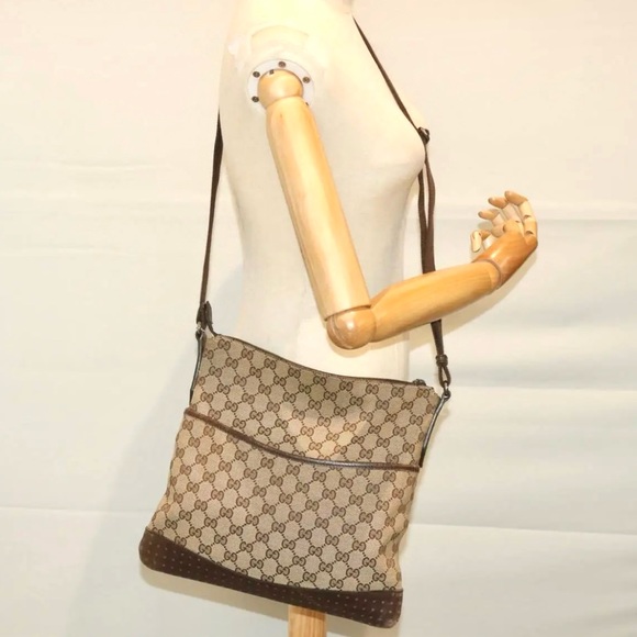 Authenticated Gucci Sherry Messenger Crossbody Shoulder Bag Tote Purse - Picture 15 of 15